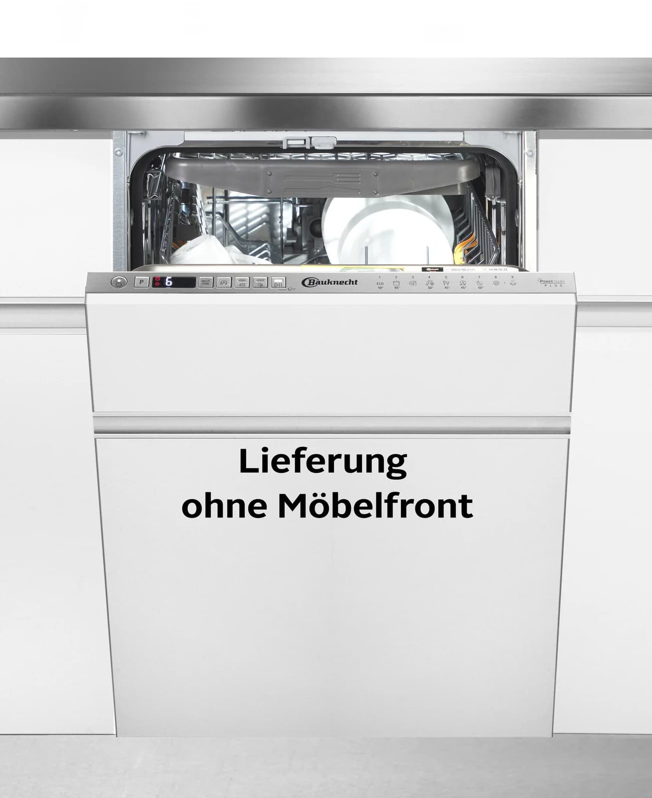 Bauknecht Geschirrspüler BK6IB10BS7LAO Vollintegrierbar Silber ActiveDry