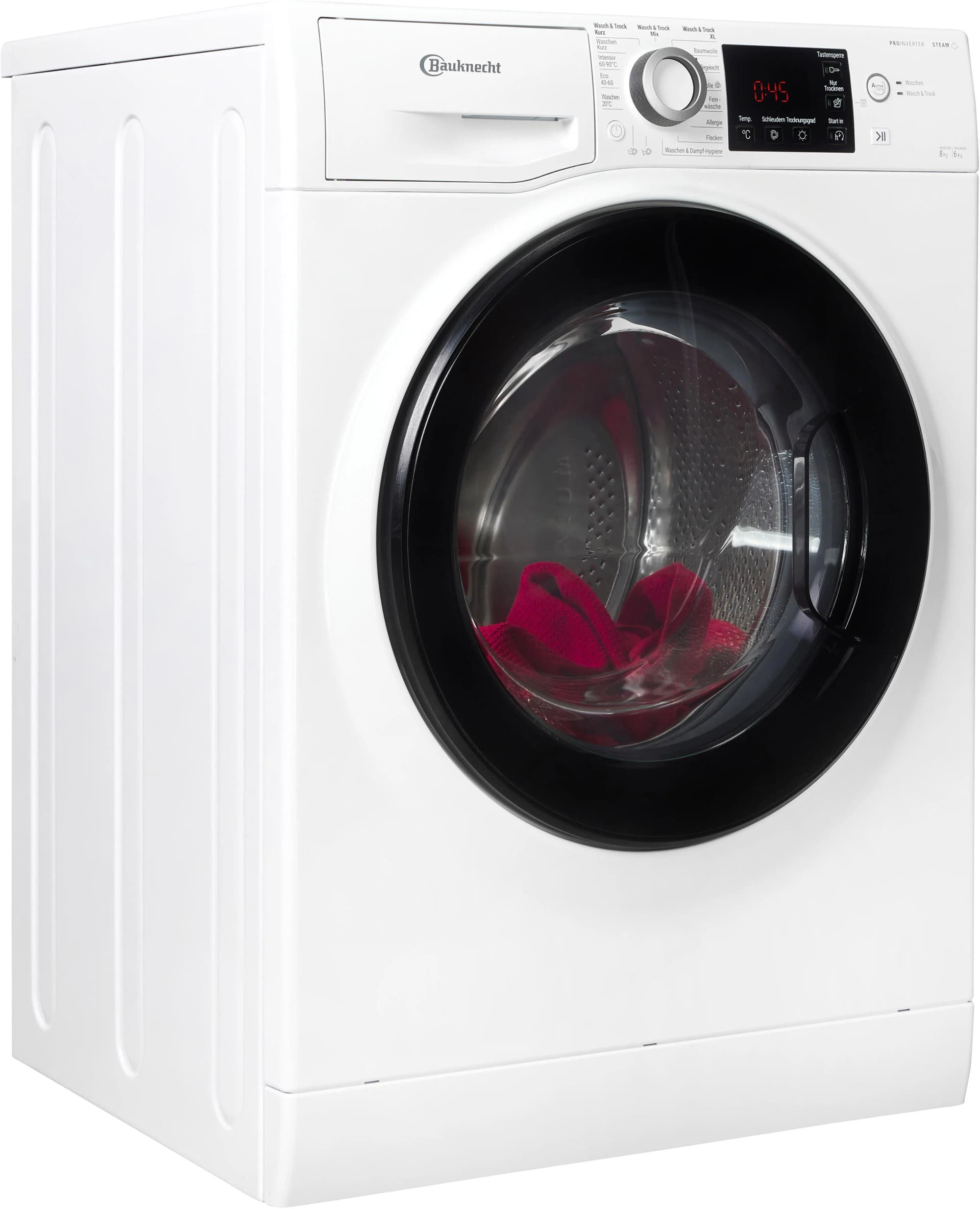 BAUKNECHT Waschtrockner WT Super Eco 8614 C Weiß