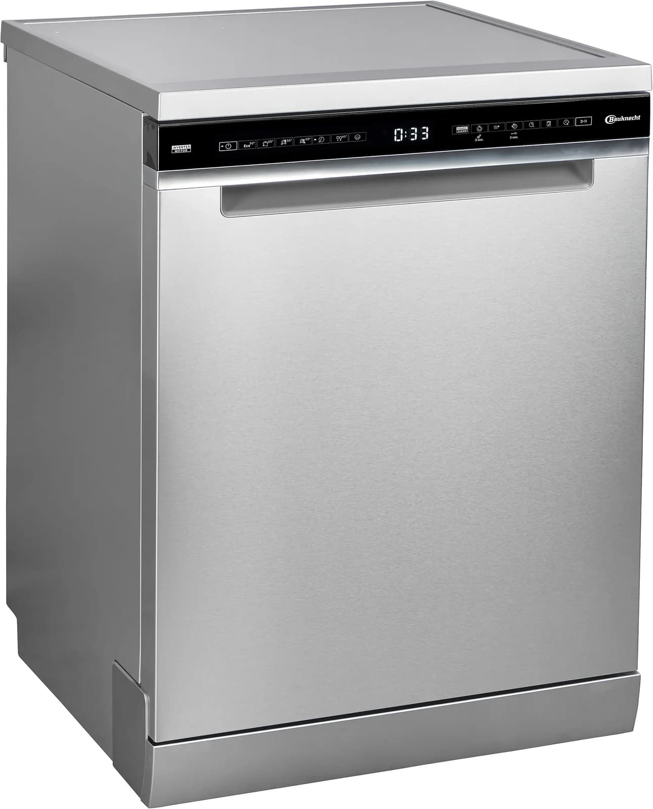 BAUKNECHT Standgeschirrspüler BKSV1 FAM Silber PowerClean Pro