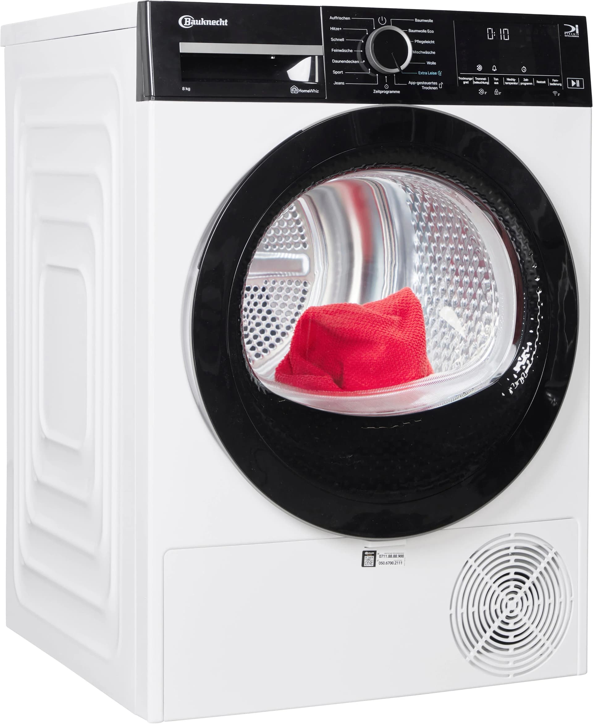 Bauknecht Wärmepumpentrockner BTSV 87A WB Energieeffizienz A Weiß 8 kg