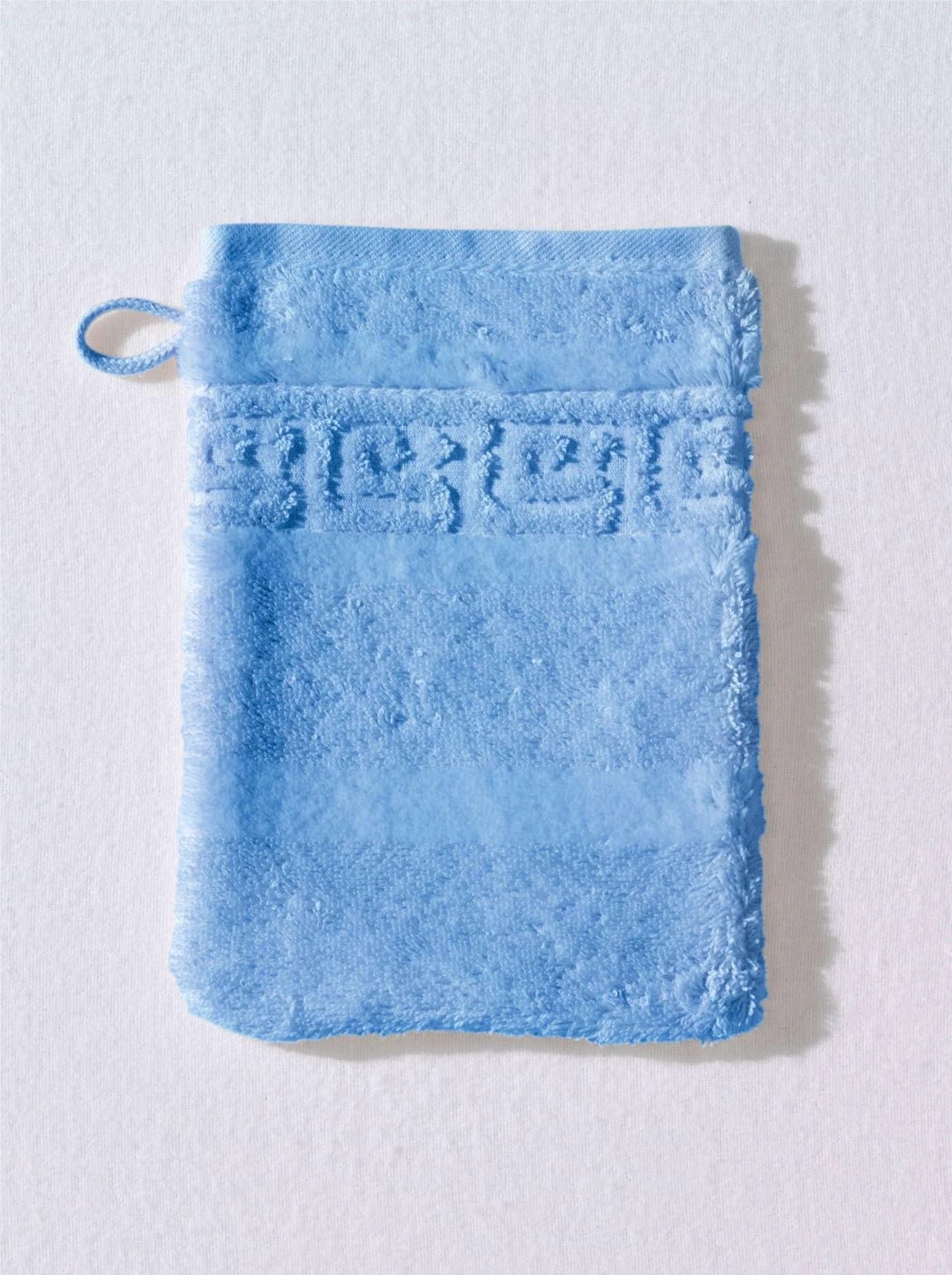 Cawö Handtuch Gr. 5 Blau Walkfrottee 100% Baumwolle