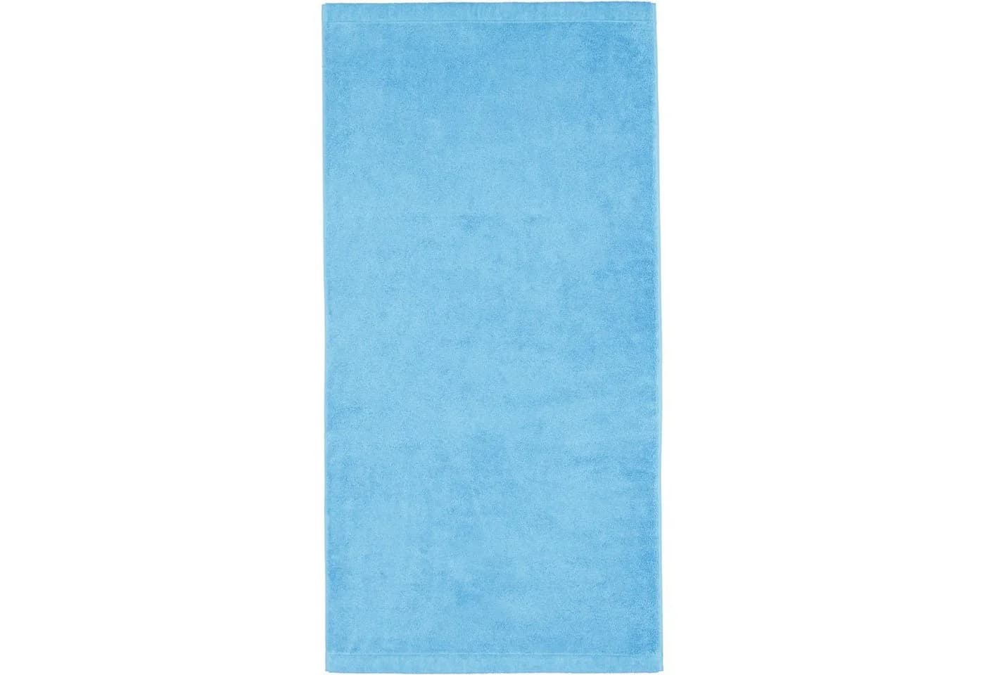 Cawö Handtuch Life Style Uni Malibu Blau 100% Baumwolle