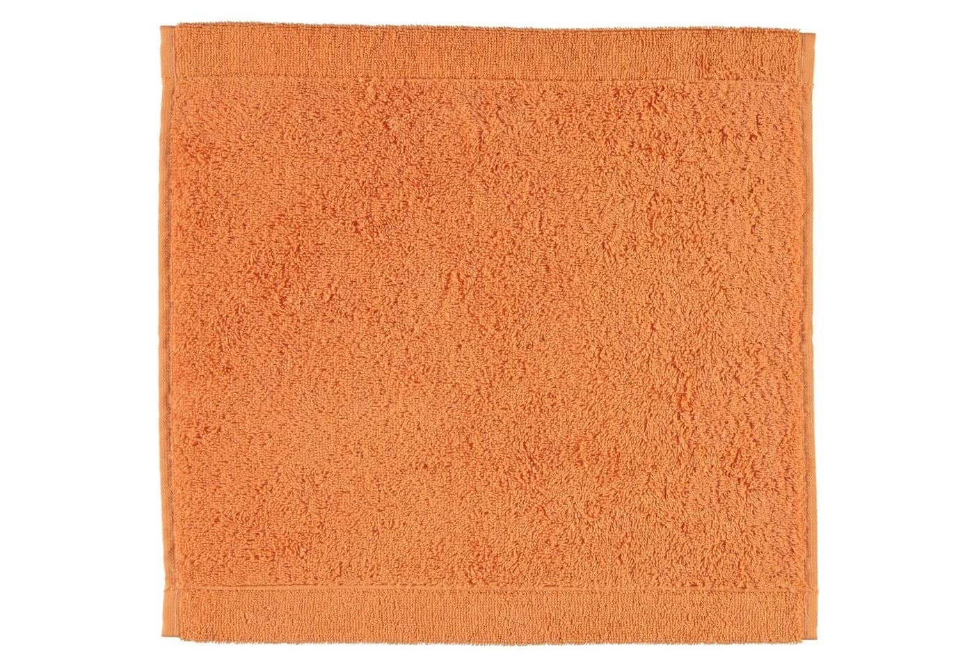Cawö Handtuch Life Style Uni mandarine 30x30 cm