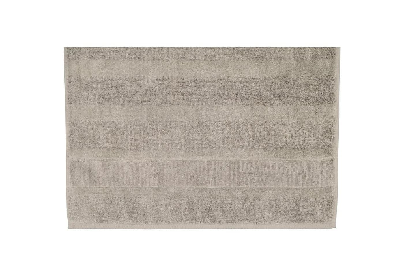 Cawö Handtücher Noblesse2 Uni Grau 100% Baumwolle Velours - Bild 3