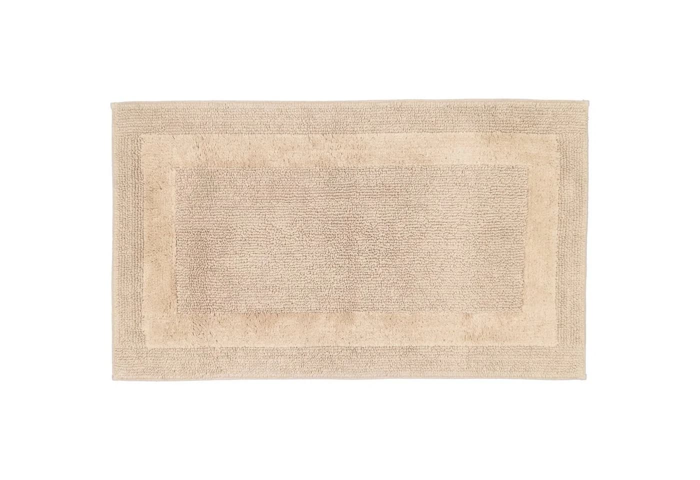 Cawö Home Badematte Luxus Badteppich 1000 100% Baumwolle Wendeteppich Beige - Bild 3