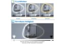Aica Sanitär Badspiegel Asymmetrisch mit LED, Antibeschlag & Dimmbar Bild 1