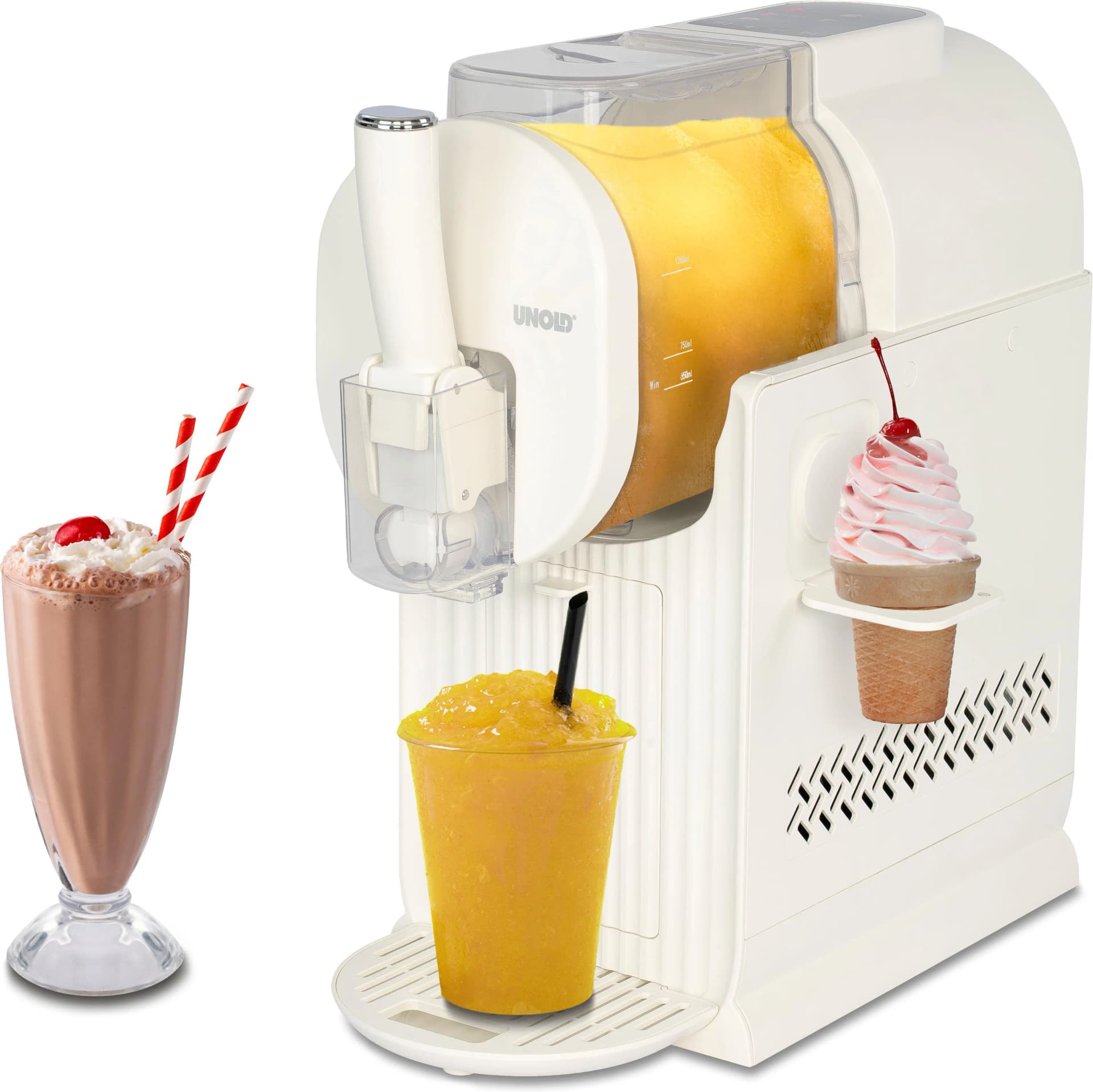 UNOLD Slush-Eismaschine Sofia 2in1 Weiß