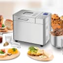 UNOLD Brotbackautomat Backmeister Edel 68456 Silber Edelstahl Bild 2