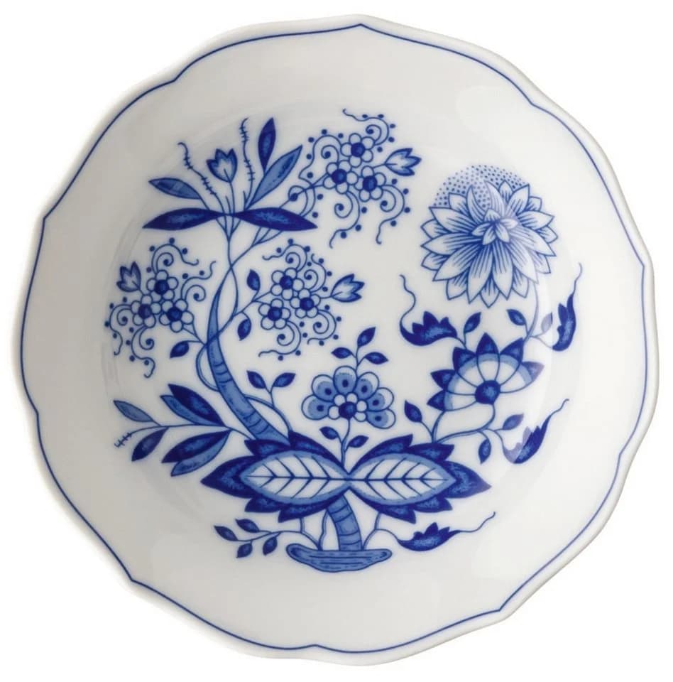 Hutschenreuther Kaffeeuntersetzer Blau Zwiebelmuster Porzellan - Bild 2