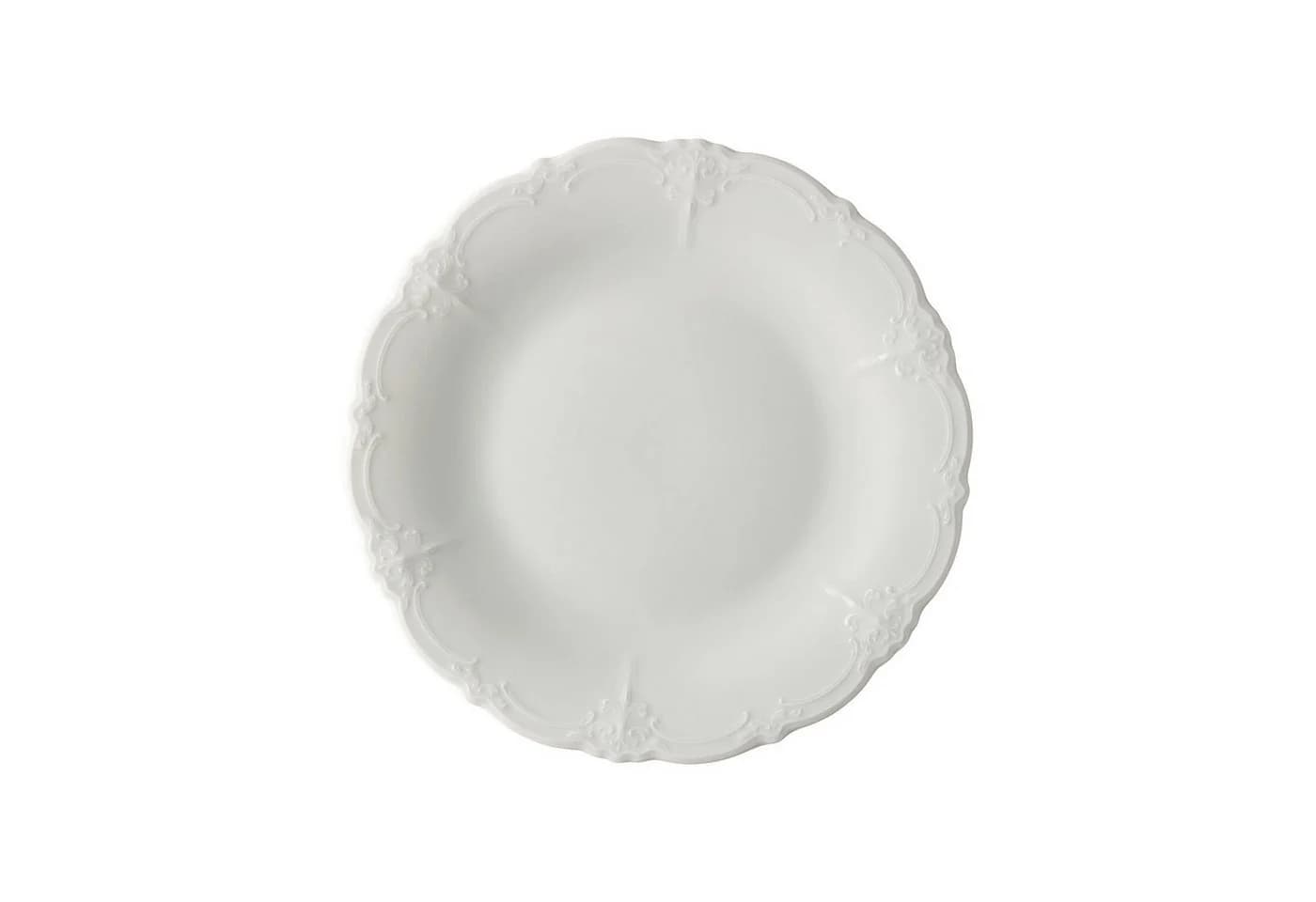Hutschenreuther Baronesse Speiseteller Weiß Porzellan