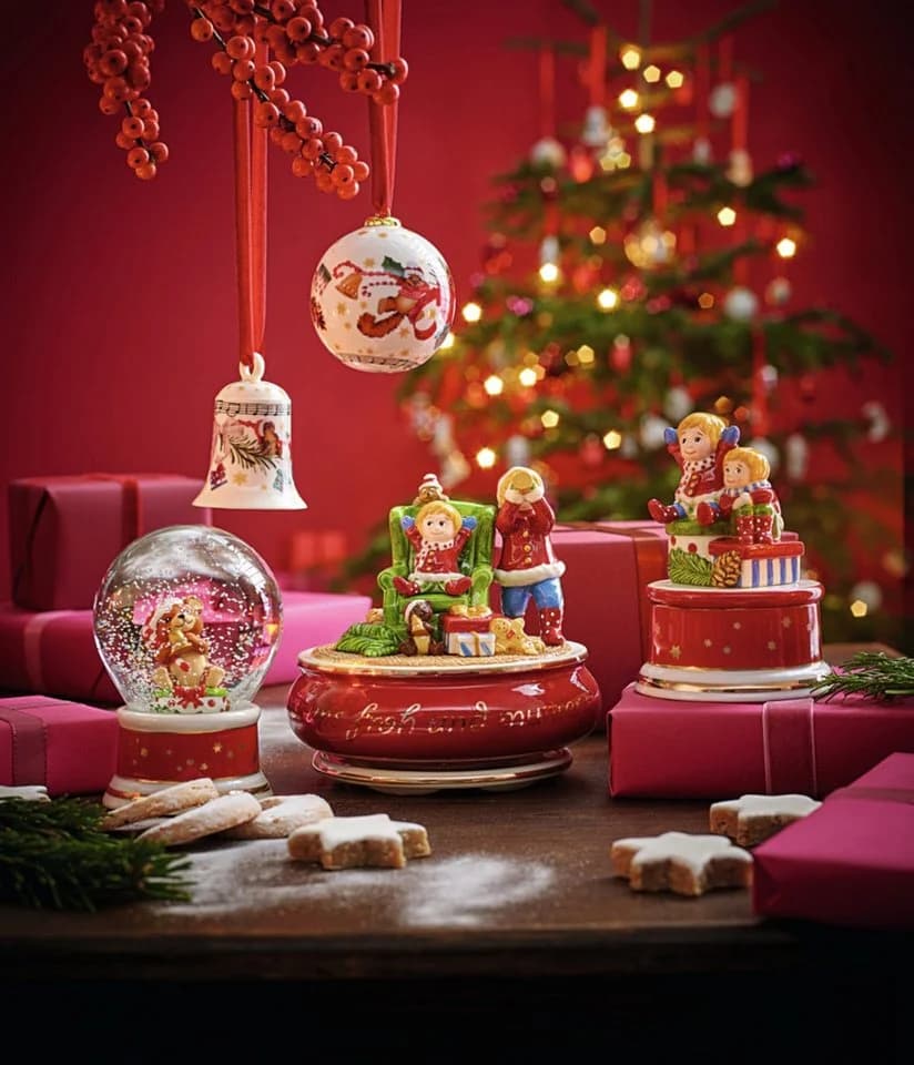 Hutschenreuther Weihnachtsfigur Sammelserie 2021 Mini-Set Becher Porzellan