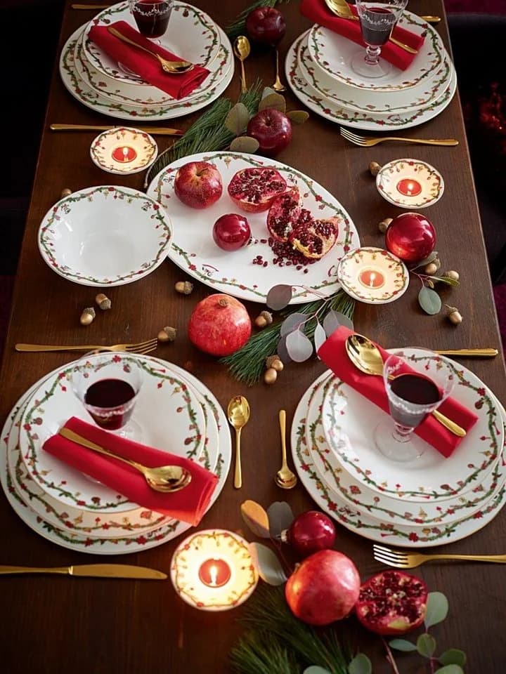 Hutschenreuther Frühstücks-Set Nora Christmas 18-tlg. Weiß