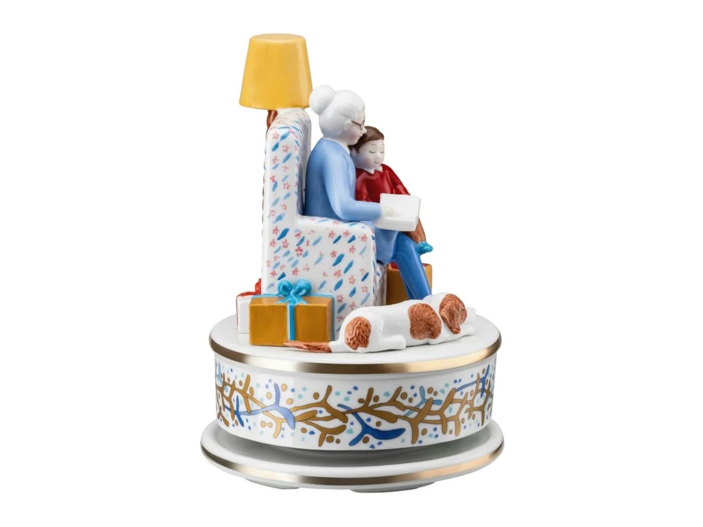 Hutschenreuther Weihnachtsfigur Sammelserie 2022 Spieluhr Bunt Limitiert