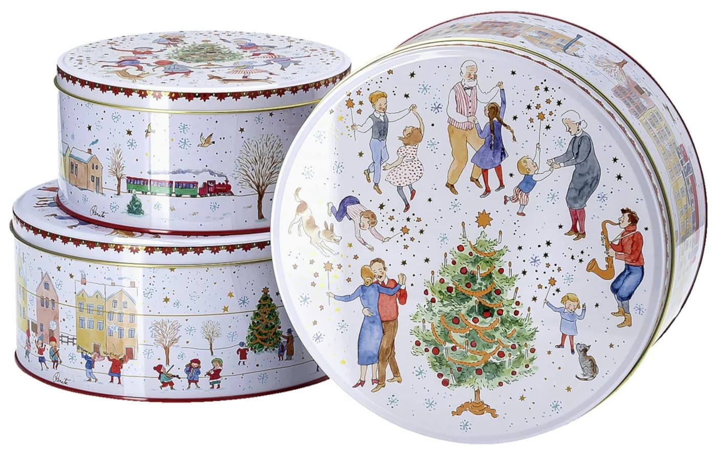Hutschenreuther Plätzchendosen Set 3 Weihnachtsklänge 2023 - Bild 2