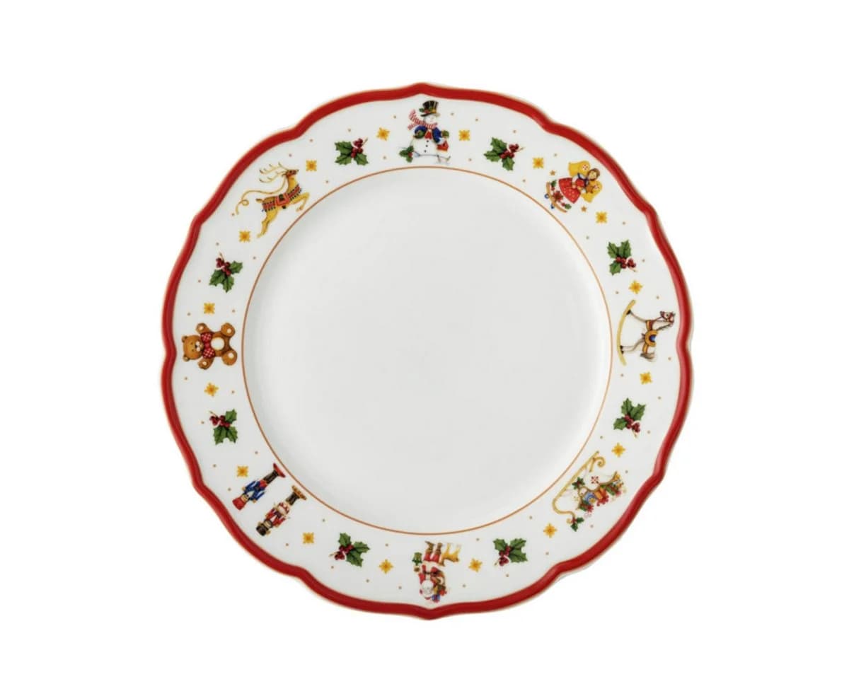 Hutschenreuther Speiseteller Happy Wintertime Rot 27 cm