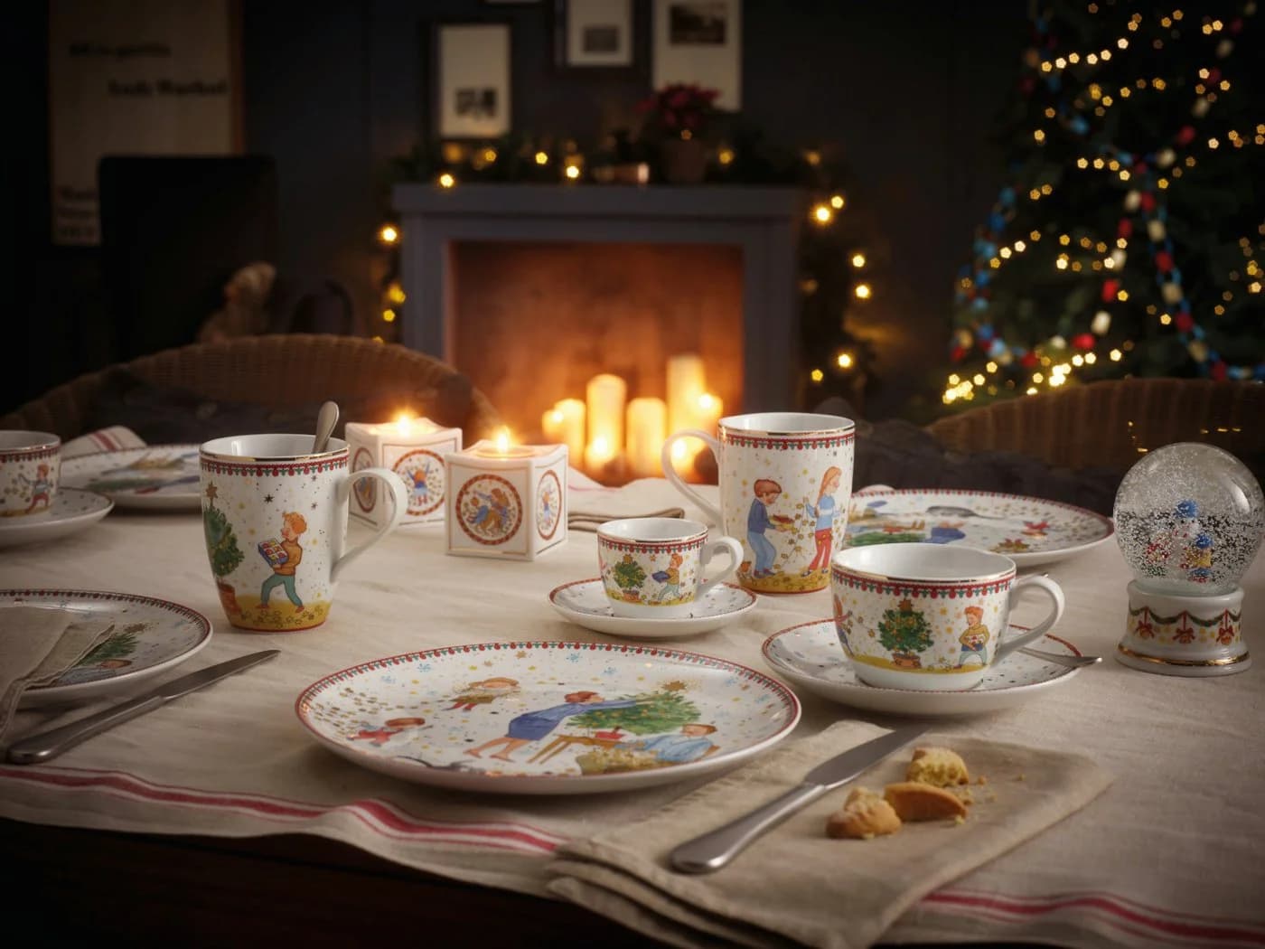 Hutschenreuther Frühstücksteller 22cm Sammelkollektion 2024 Weihnachtsleuchten - Bild 3