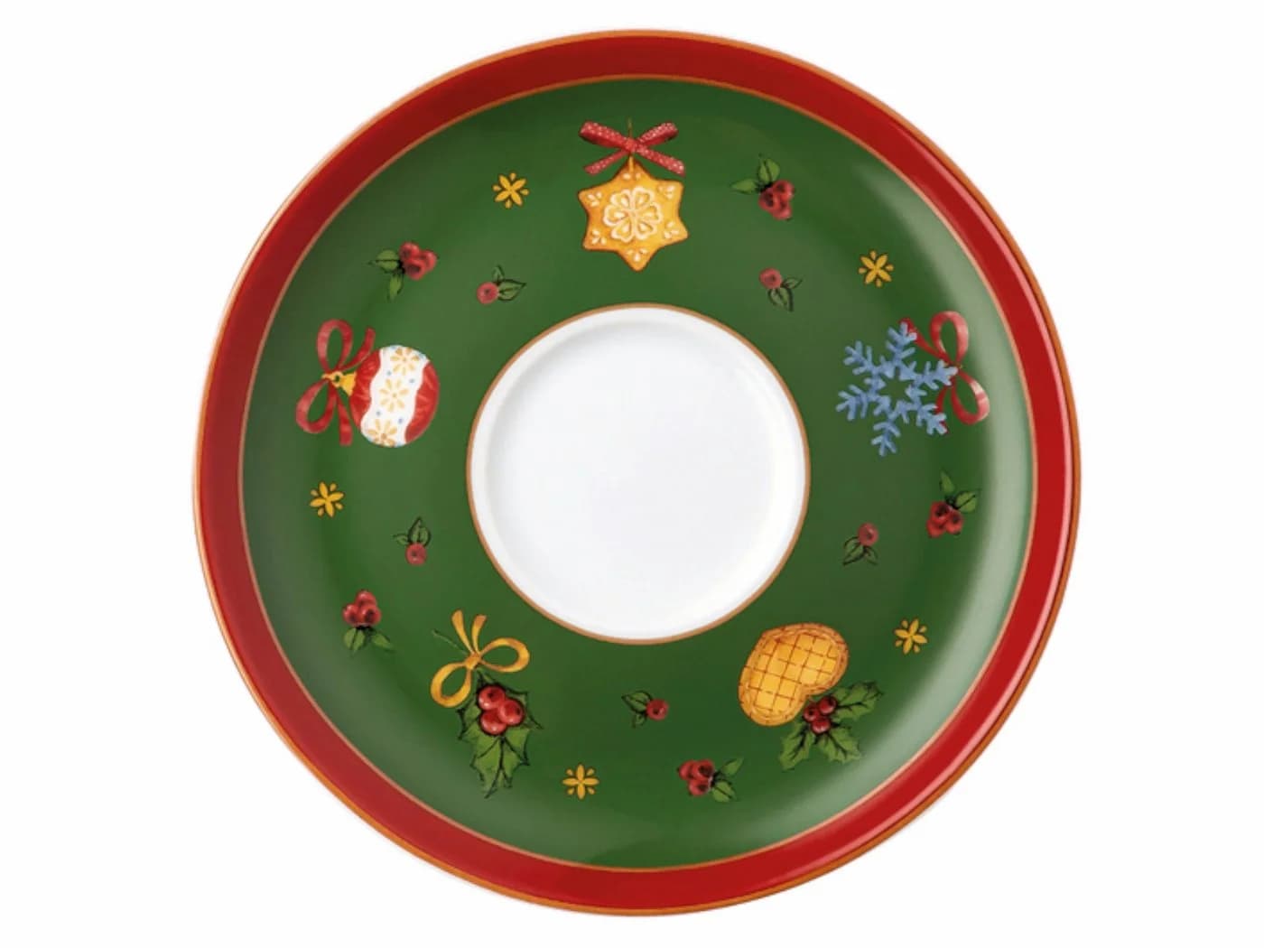 Hutschenreuther Espresso-Untertasse Happy Wintertime 12cm Grün - Bild 2