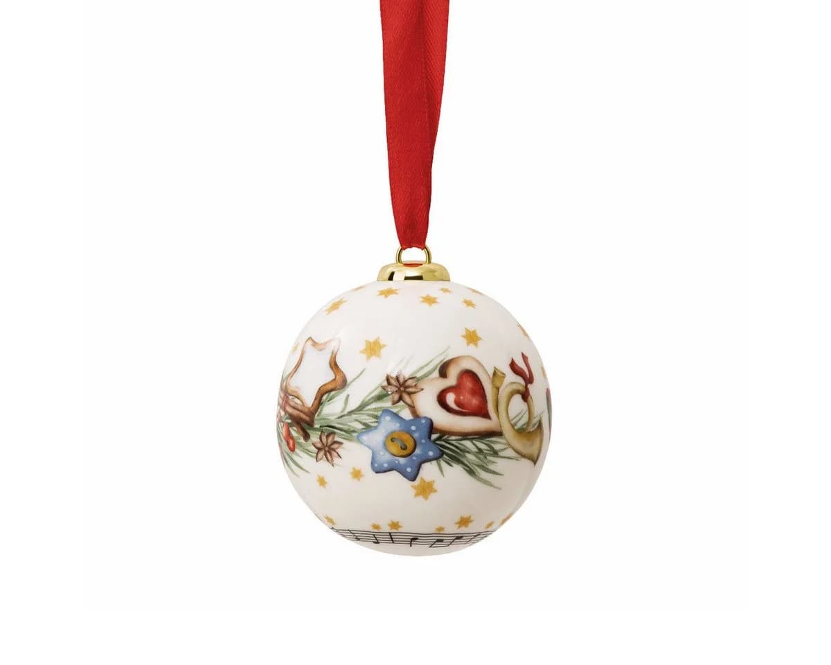 Hutschenreuther Christbaumschmuck 2026 Sammelserie Weihnachtslied Kugel 6 cm