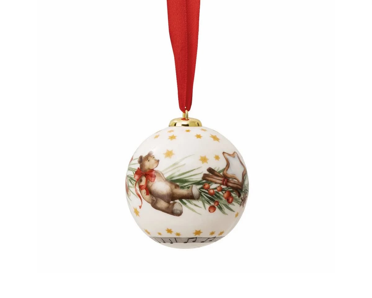 Hutschenreuther Christbaumschmuck 2026 Sammelserie Weihnachtslied Kugel 6 cm - Bild 2