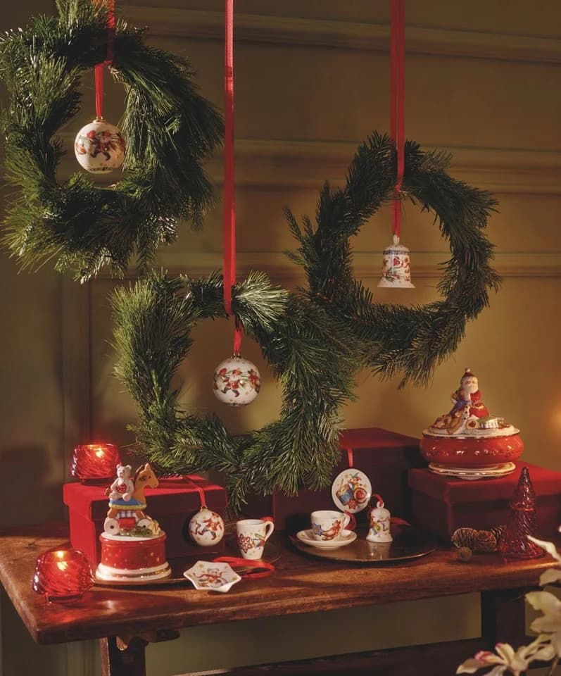 Hutschenreuther Porzellanglocke 2026 Weihnachtsschmaus Bunt - Bild 5
