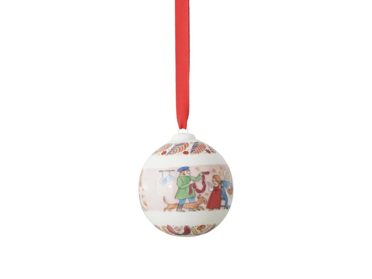 Hutschenreuther Christbaumschmuck Weihnachtskugel 2026 Mehrfarbig Porzellan - Bild 2