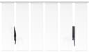 Schiebegardine HOME WOHNIDEEN ROMA Weiß Polyester Bild 1