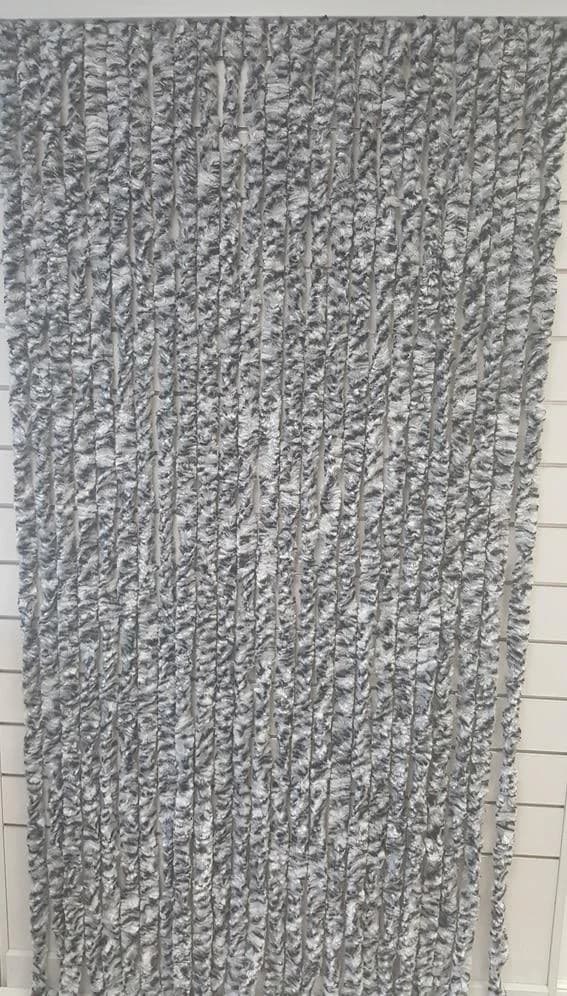EXPLORER Türvorhang 100x200 cm Schwarz UV-stabilisiert