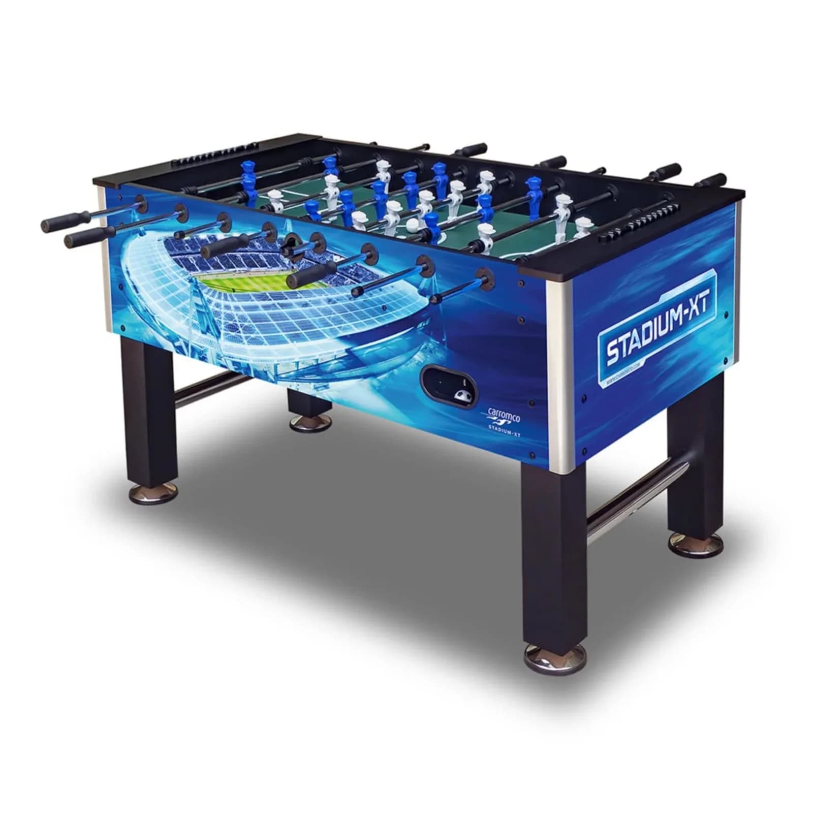 Carromco Kicker Stadium-XT blau - Großes Tischfußballspiel