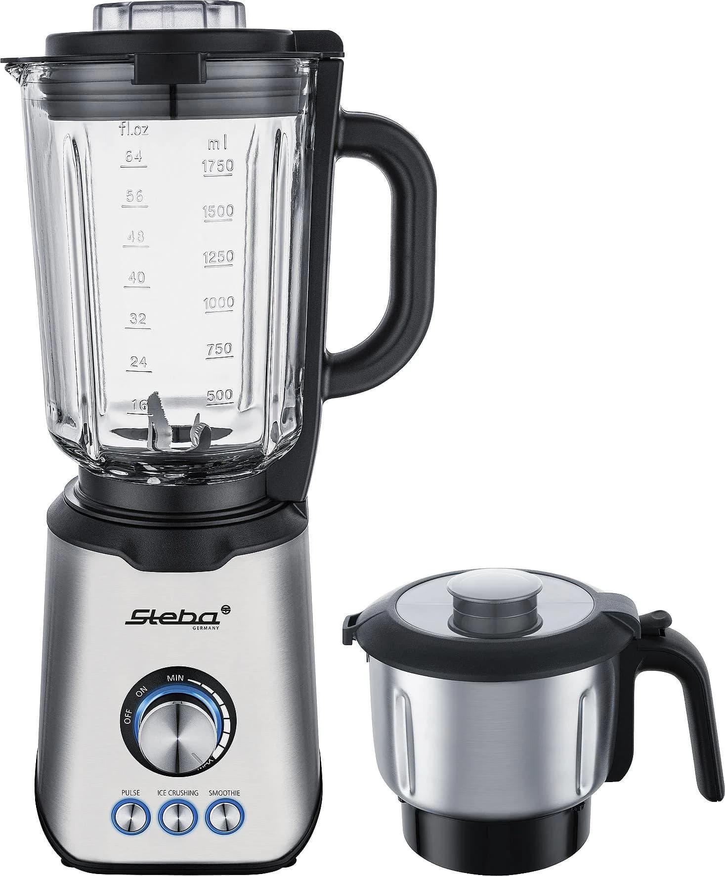 STEBA Standmixer MX 4 PLUS Schwarz Edelstahl 1200 W