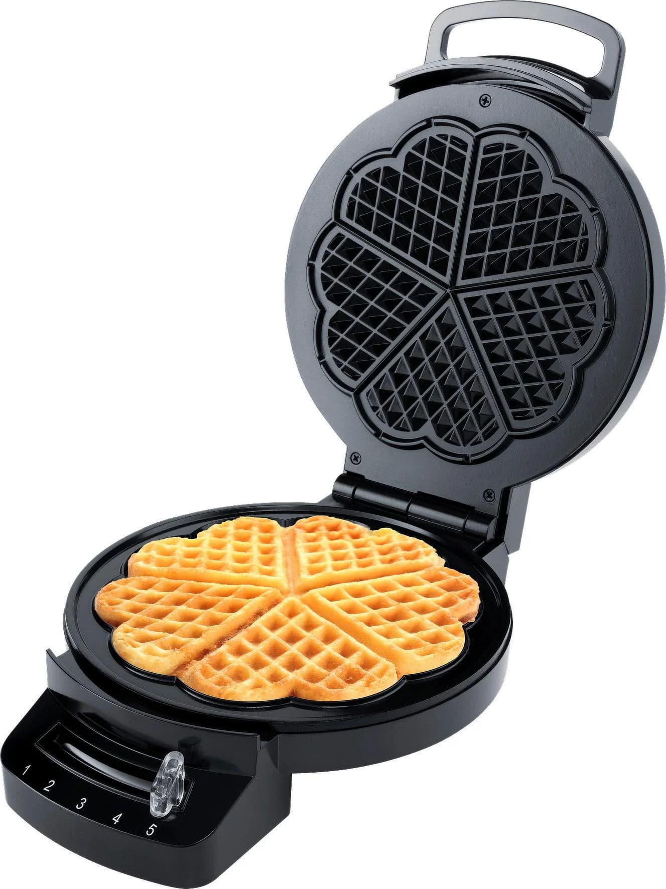 STEBA Waffeleisen WE 1 Schwarz Antihaftbeschichtung