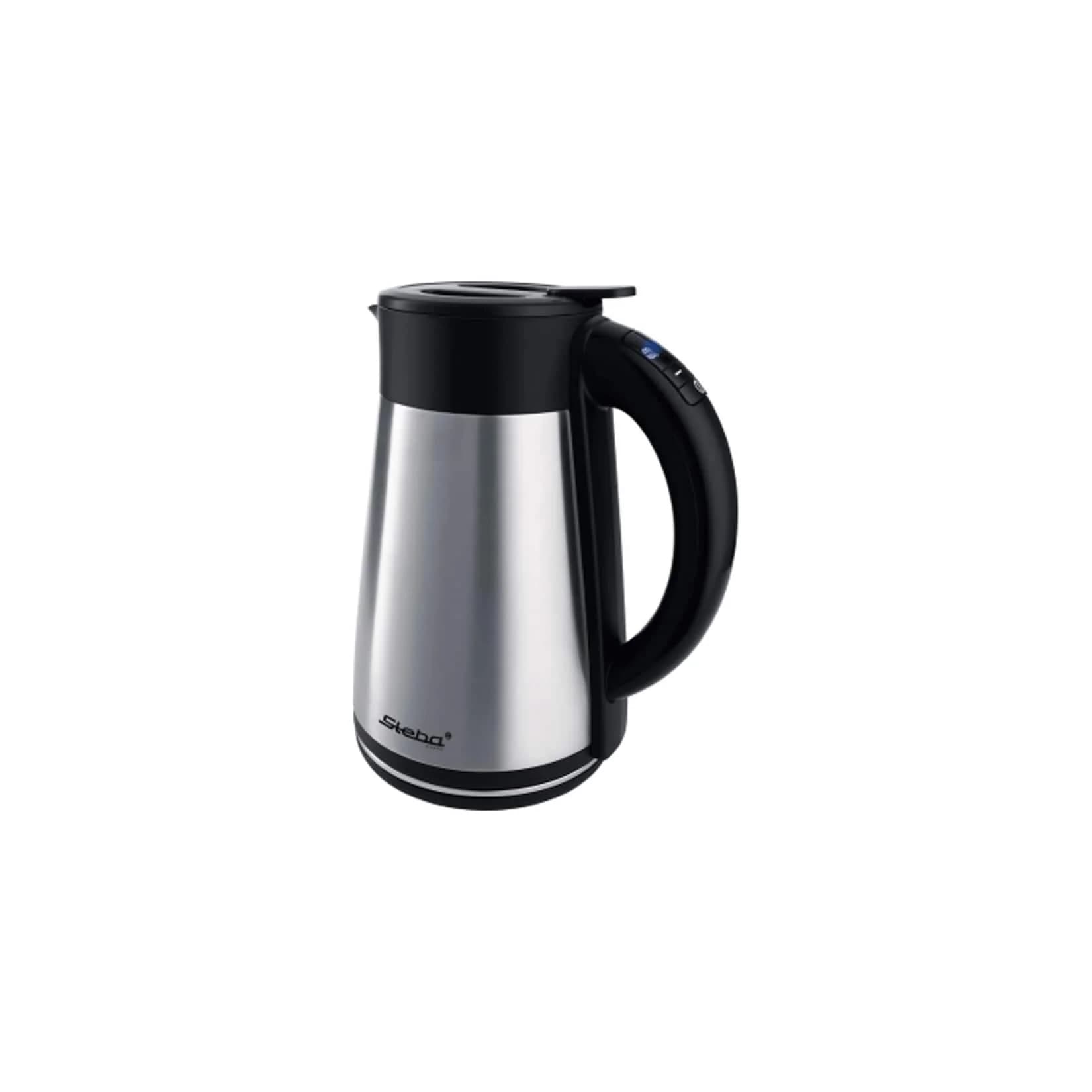 STEBA WK 31 THERMO Wasserkocher Schwarz mit Temperaturregelung