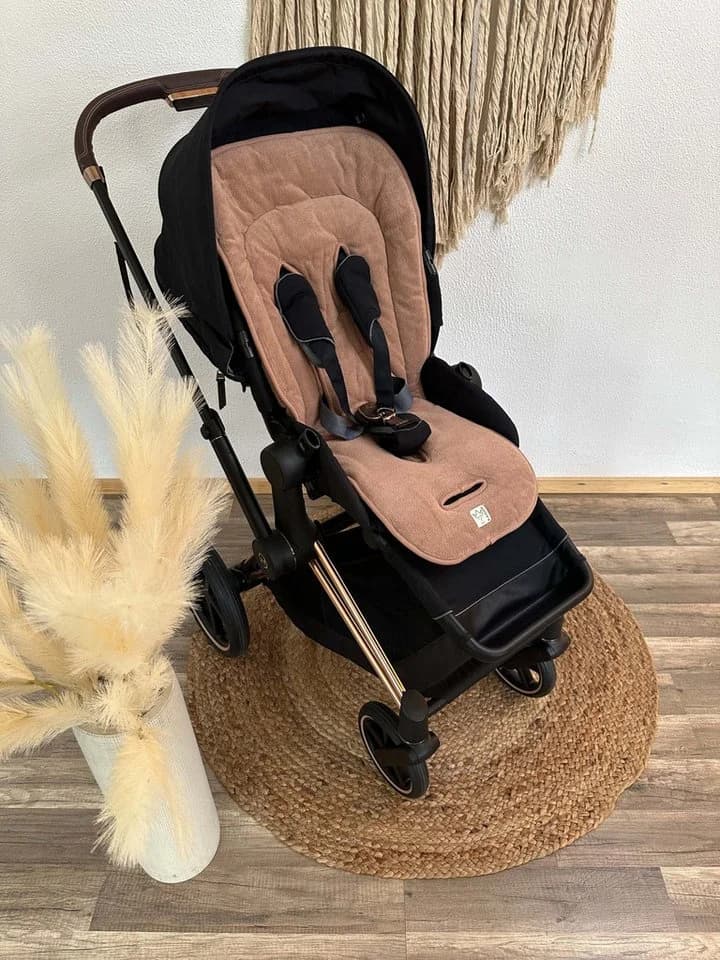 Kaiser Kinderwagen-Sitzauflage Terry Sommer Braun - Bild 3