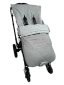 Kaiser Fußsack Sommerfußsack Aurora Grau - für Kinderwagen und Buggy Bild 2