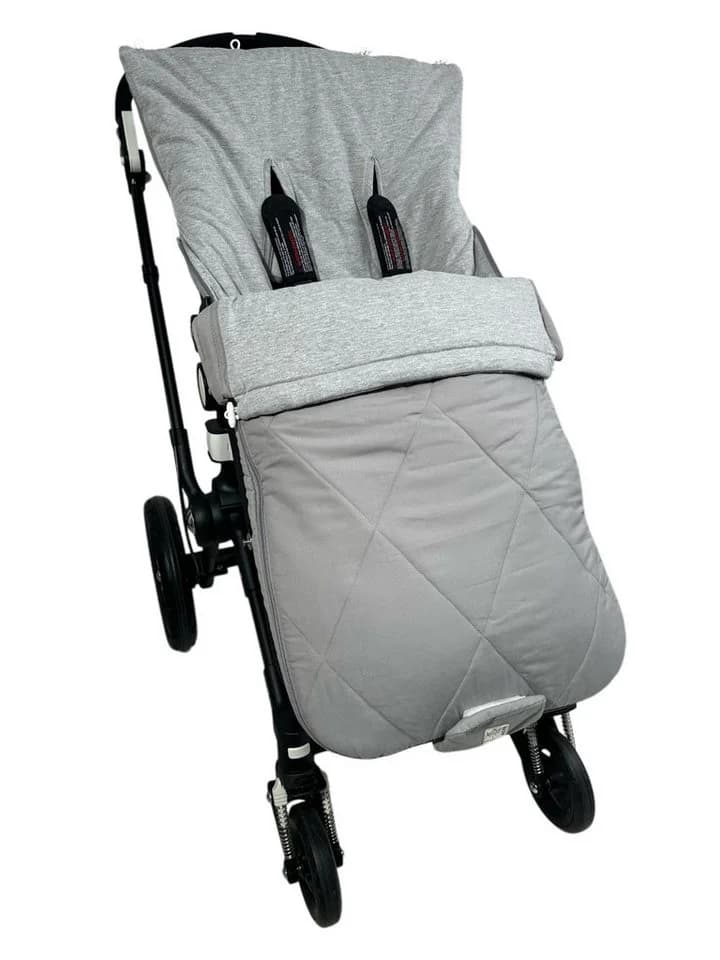 Kaiser Fußsack Sommerfußsack Aurora Grau - für Kinderwagen und Buggy - Bild 2