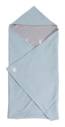 Kaiser Babydecke Sunny Einschlagdecke Summer Beach Grün Musselin Frottee Bild 2