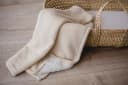 Kaiser Babydecke Winter Strick Beige 100% Baumwolle Bild 1