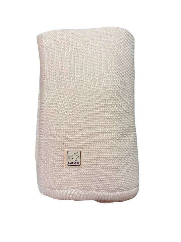 Kaiser Babydecke Winter Strick Beige 100% Baumwolle - Bild 4