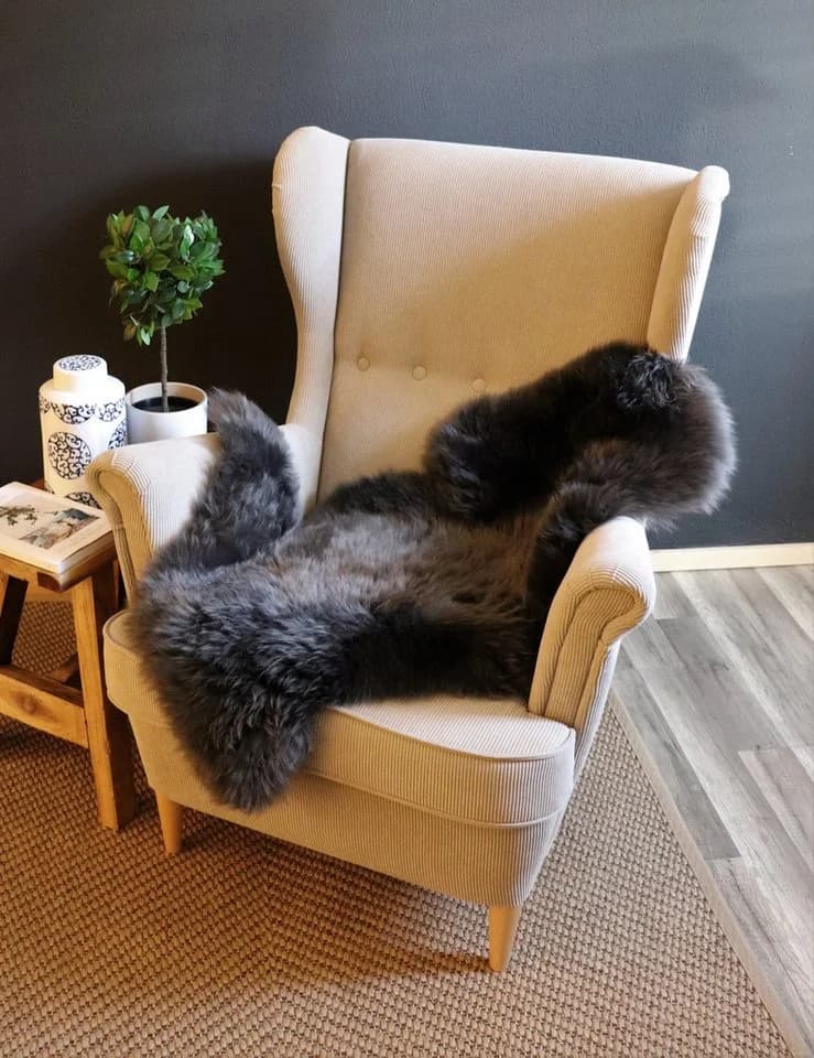 Kaiser Fellteppich Dekoration Schaf-/Lammfell Graphit - Bild 3