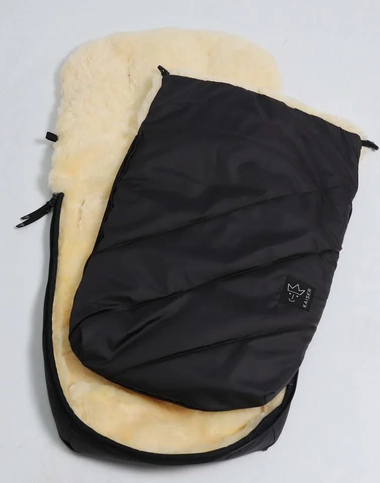 Kaiser Fußsack Paat 2.0 Lammfell Fußsack Schwarz - Bild 4
