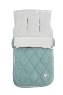 Kaiser Fußsack Anny Sommer Kinderwagen Musselin Grün Bild 1