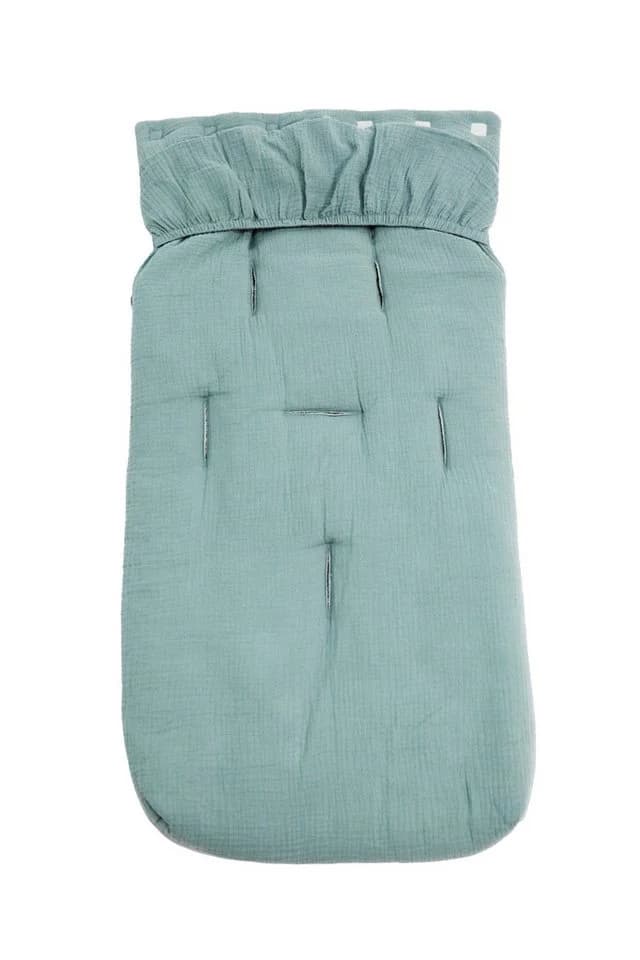 Kaiser Fußsack Anny Sommer Kinderwagen Musselin Grün - Bild 4