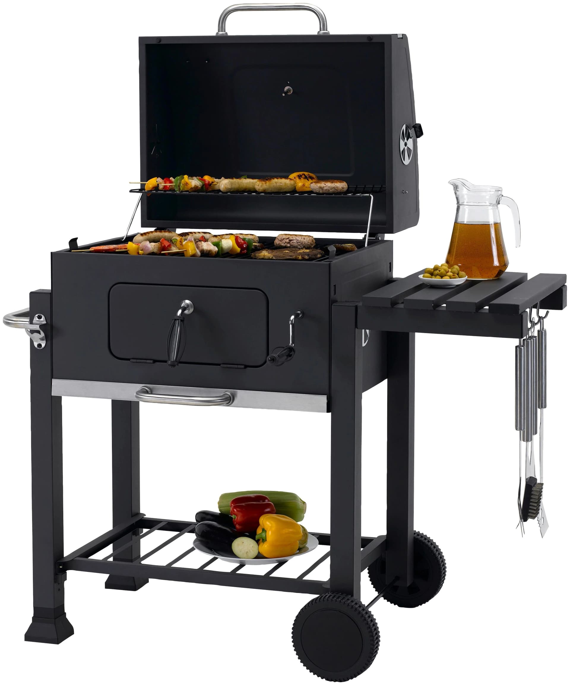 TEPRO Holzkohlegrill "Toronto Click" Anthrazit