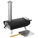TEPRO Pellet Pizzaofen Danbury Grillkamin Schwarz/Edelstahl Bild 1