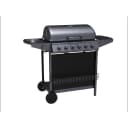 Tepro Hampton 6 Gasgrill Schwarz mit 6 Brennern und Seitenablagen Bild 1