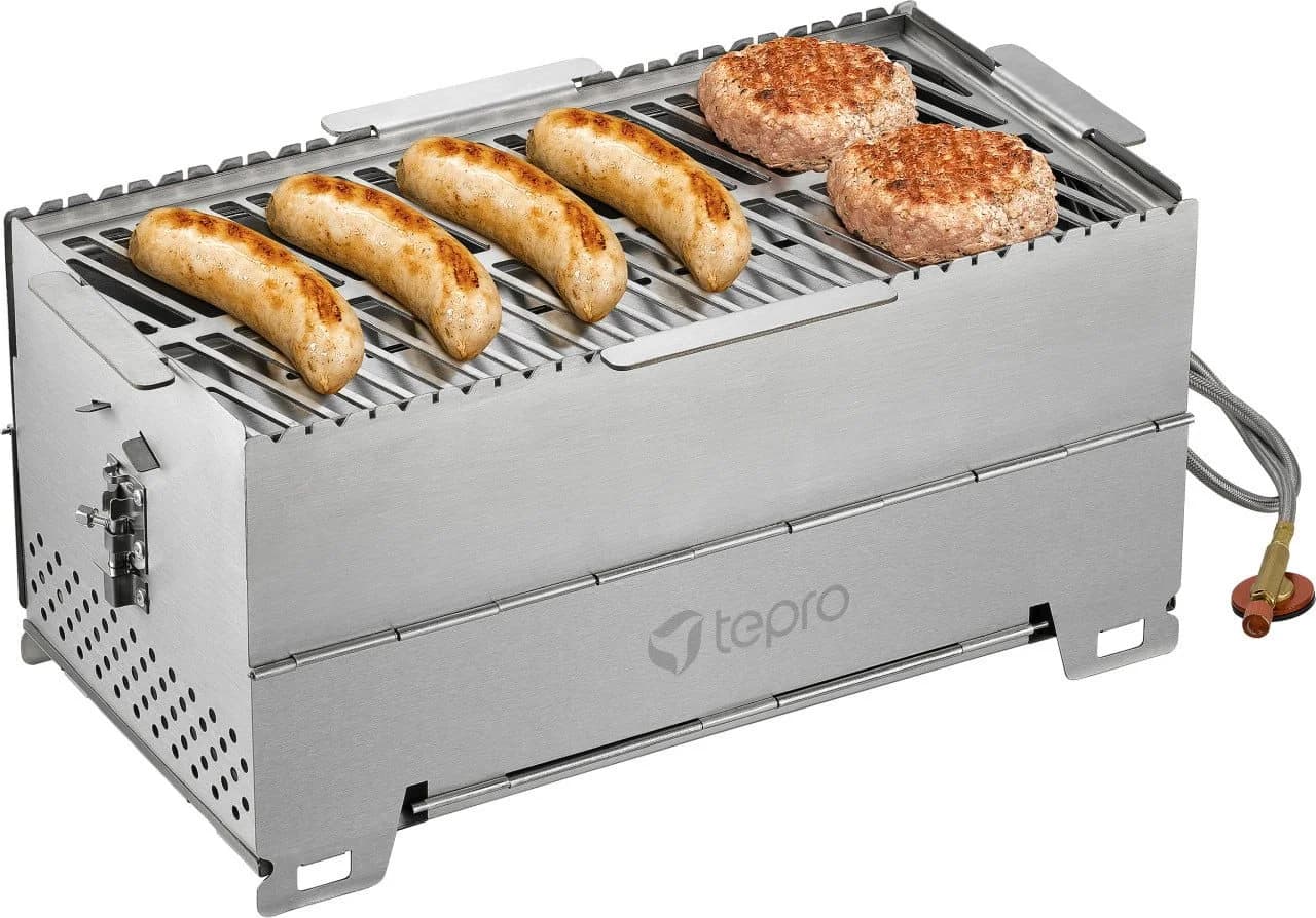 Tepro Gasgrill Newberry faltbar Edelstahl Campinggrill - Bild 3