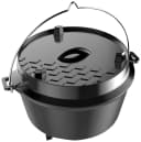 Tepro Grilltopf Dutch Oven L Schwarz Gusseisen 12 Liter Bild 3