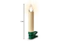 LUMIX LED-Christbaumkerzen SuperLight Flame Mini Basis Elfenbein Bild 1