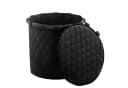 REISENTHEL® homebasket Cover Schwarz 3-D-Steppdesign Bild 1