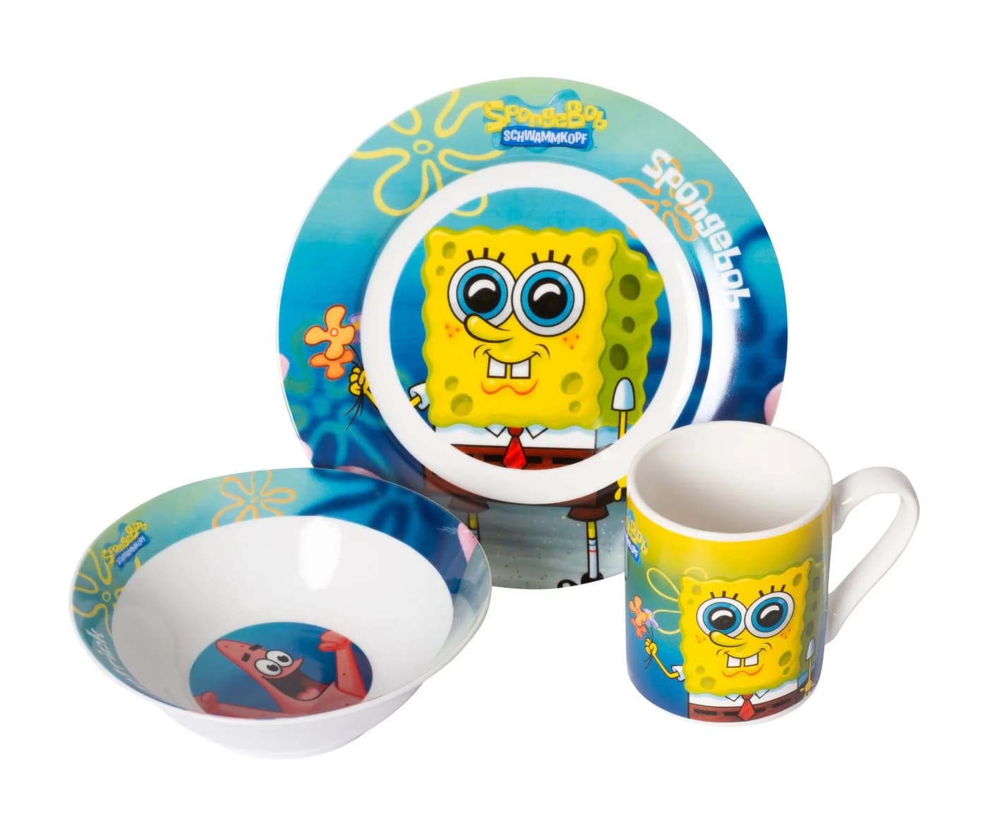 United Labels® Frühstücks-Geschirrset mit SpongeBob Motiv - Bild 2