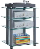 VCM Phonotisch Aluminium Glas Klarglas Silber Bild 3